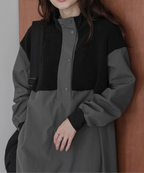 SUGAR BISKET（シュガービスケット） ワンピース 異素材ドッキング裏