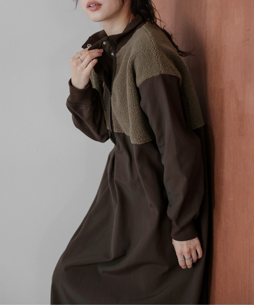 SUGAR BISKET（シュガービスケット） ワンピース 異素材ドッキング裏