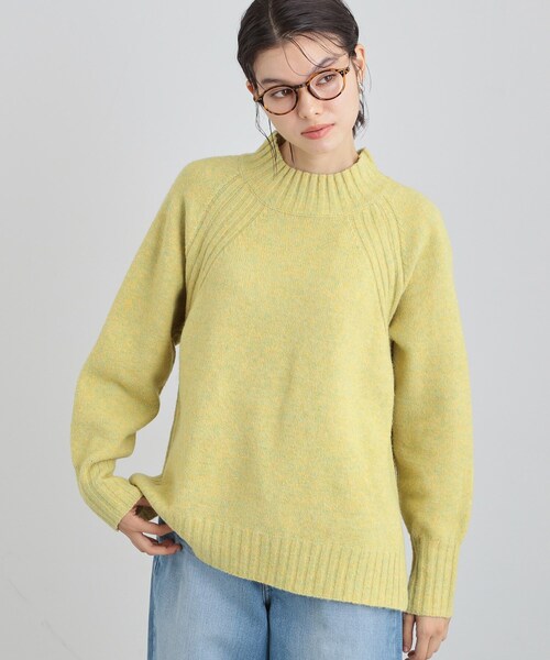 THE SHOP TK ニット セーター ふんわり柔らかきれい色 ウール混