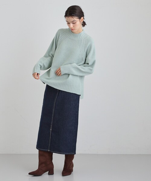THE SHOP TK ニット セーター ふんわり柔らかきれい色 ウール混 THE SHOP TK ニット セーター ふんわり柔らかきれい色 ウール混
