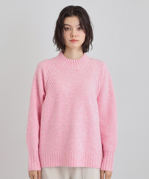 THE SHOP TK ニット セーター ふんわり柔らかきれい色 ウール混