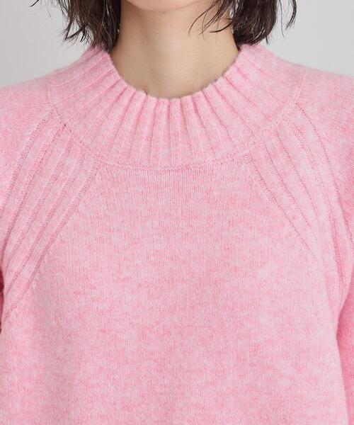 THE SHOP TK ニット セーター ふんわり柔らかきれい色 ウール混