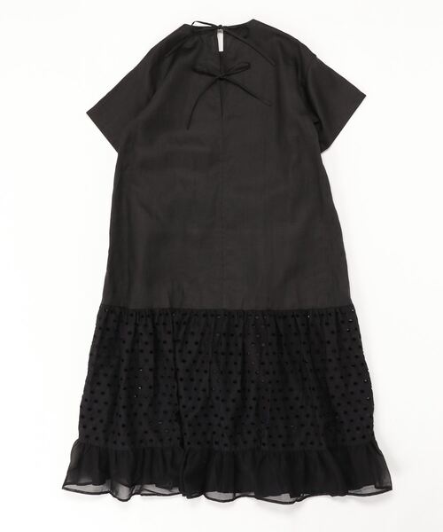 「mudoca」 半袖ワンピース FREE ブラック レディース_画像2