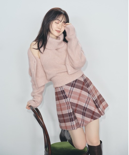 snidel 新作　ニット　新品未使用 SNIDEL（スナイデル） ノースリーブニット FREE ピンク レディース