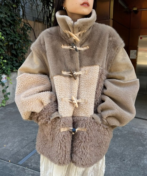 etsinta（エシンタ） ダッフルコート ONE SIZE オフホワイト