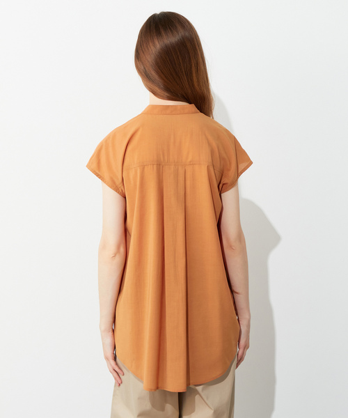 「LE SOUK HOLIDAY」 ノースリーブブラウス L オレンジ レディース_画像5