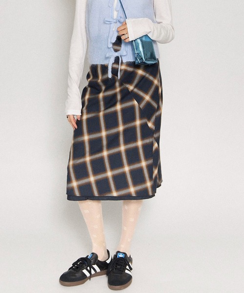 MAISON SPECIAL メゾンスペシャル スカート 36 ネイビー レディース MAISON SPECIAL（メゾンスペシャル） スカート 36 ネイビー レディース