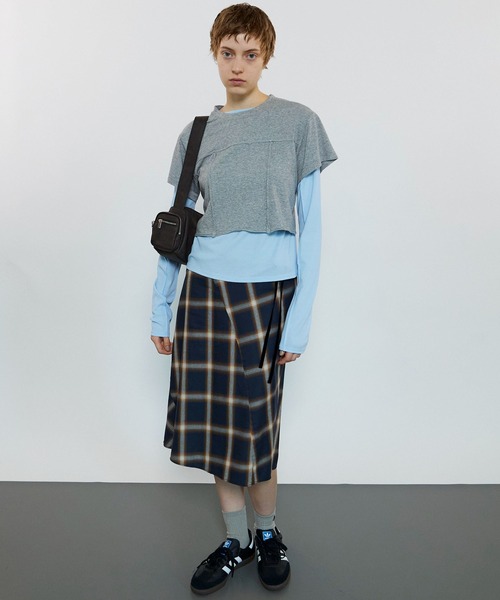 MAISON SPECIAL（メゾンスペシャル） スカート 36 ネイビー レディース