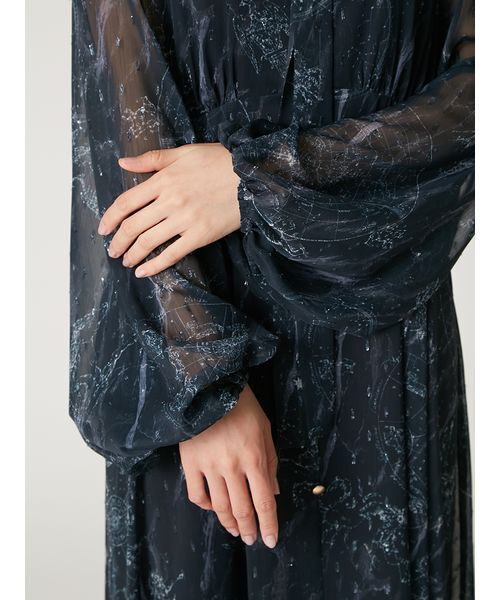 FRAY I.D（フレイ・アイディー） ワンピース ホロスコーププリント