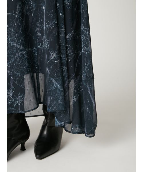 FRAY I.D（フレイ・アイディー） ワンピース ホロスコーププリント