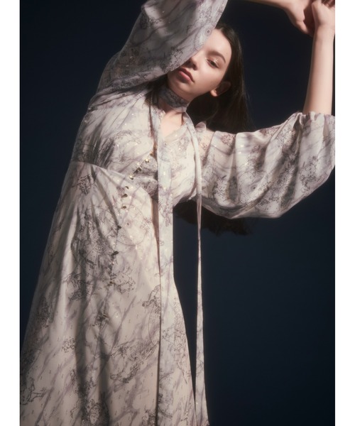 FRAY I.D（フレイ・アイディー） ワンピース ホロスコーププリント