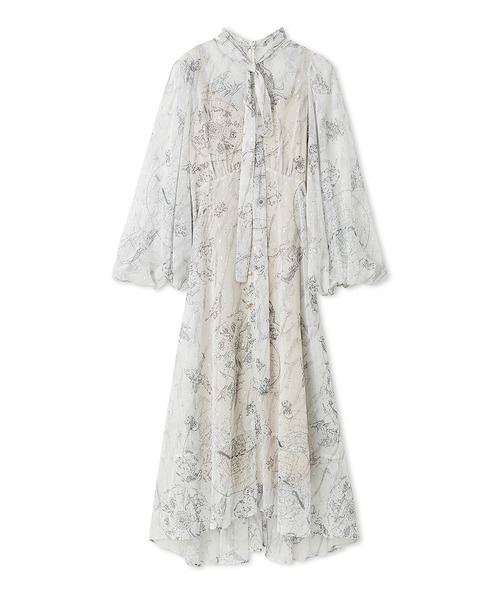 FRAY I.D（フレイ・アイディー） ワンピース ホロスコーププリント