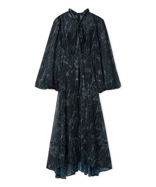 【新品未使用】FRAY I.D ホロスコーププリントリボンタイワンピース FRAY I.D（フレイ・アイディー） ワンピース ホロスコーププリント