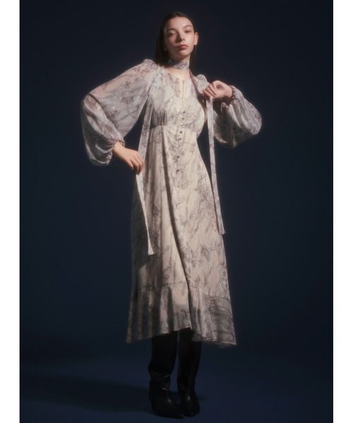 FRAY I.D（フレイ・アイディー） ワンピース ホロスコーププリント