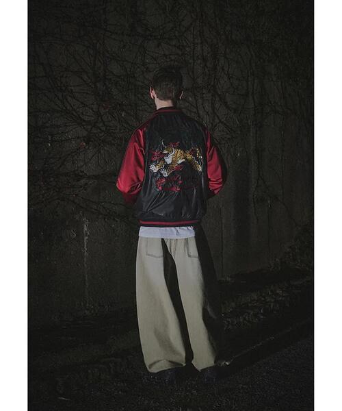 NOT4NERD スカジャン NOT4NERD/ノットフォーナード/Horned Tiger Satin