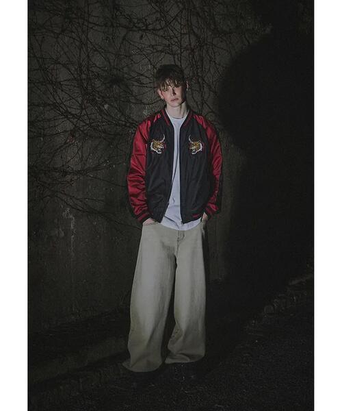 NOT4NERD スカジャン NOT4NERD/ノットフォーナード/Horned Tiger Satin