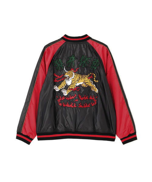 NOT4NERD スカジャン NOT4NERD/ノットフォーナード/Horned Tiger Satin