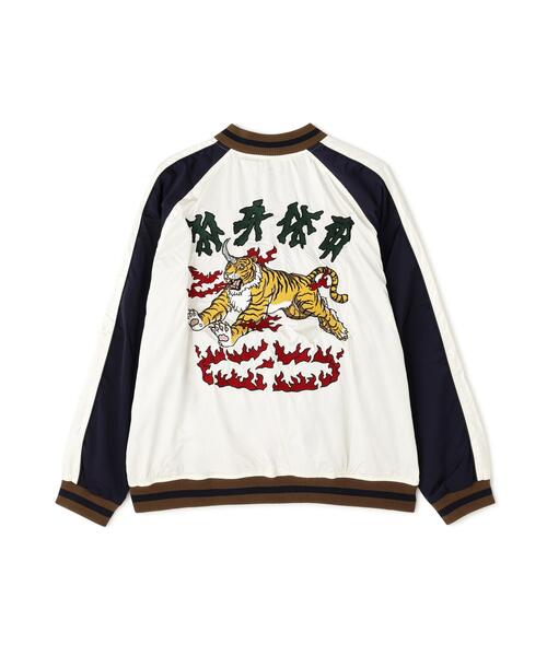 NOT4NERD スカジャン NOT4NERD/ノットフォーナード/Horned Tiger Satin