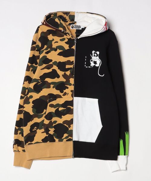 A BATHING APE フルジップパーカー マルチカモ A BATHING APE（アベイシングエイプ） カモフラージュジップアップ