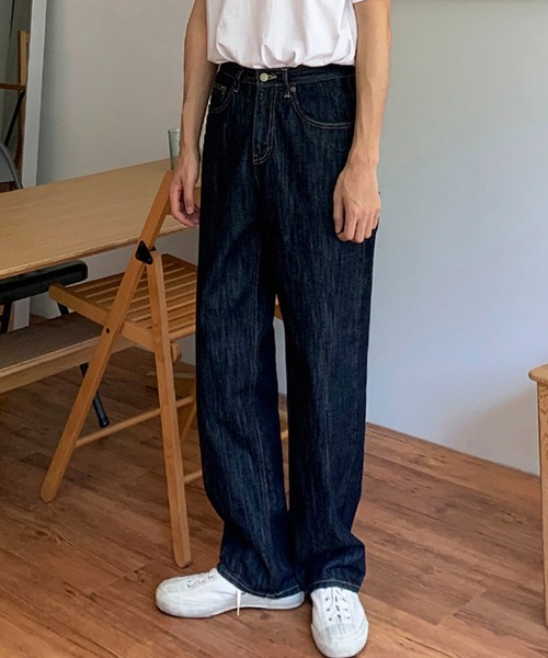 「aimoha」 デニムパンツ X-LARGE ネイビー メンズ_画像7