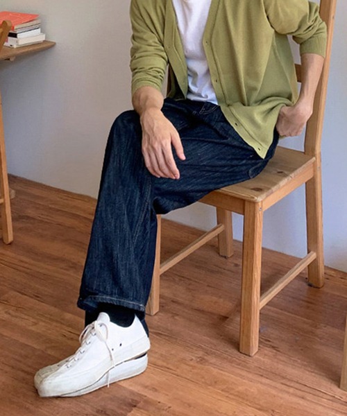 「aimoha」 デニムパンツ X-LARGE ネイビー メンズ_画像8