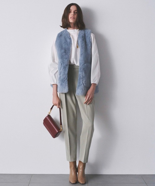 Mila Owen（ミラオーウェン） ベスト FREE ブルー レディース