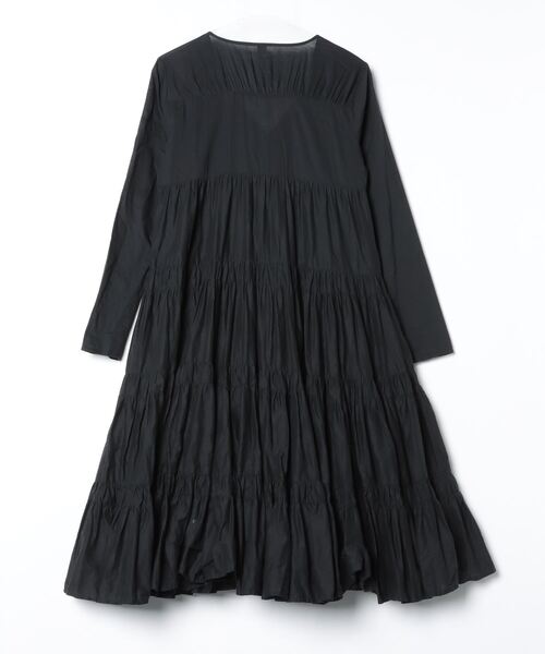 「merlette」 長袖ワンピース X-SMALL ブラック レディース_画像2