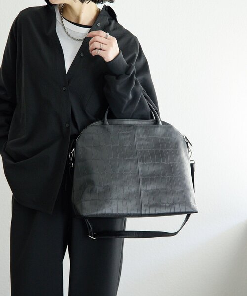 ear PAPILLONNER（イア パピヨネ） ボストンバッグ 「本革/2way/A4