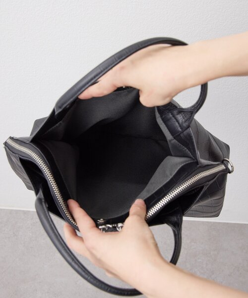 ear PAPILLONNER（イア パピヨネ） ボストンバッグ 「本革/2way/A4