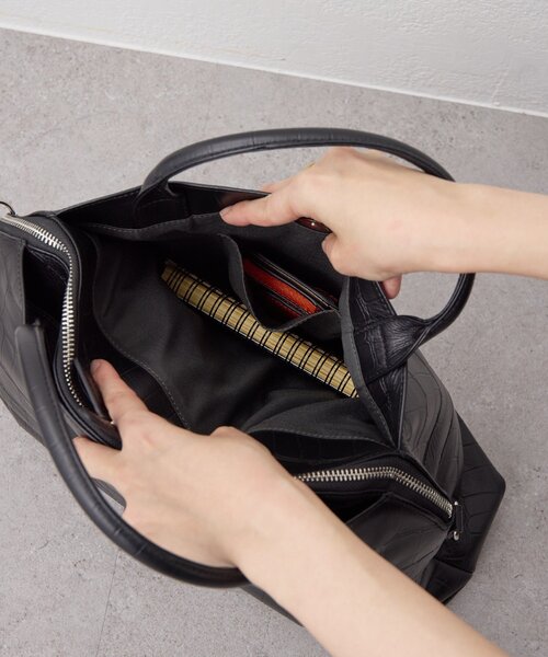 ear PAPILLONNER（イア パピヨネ） ボストンバッグ 「本革/2way/A4