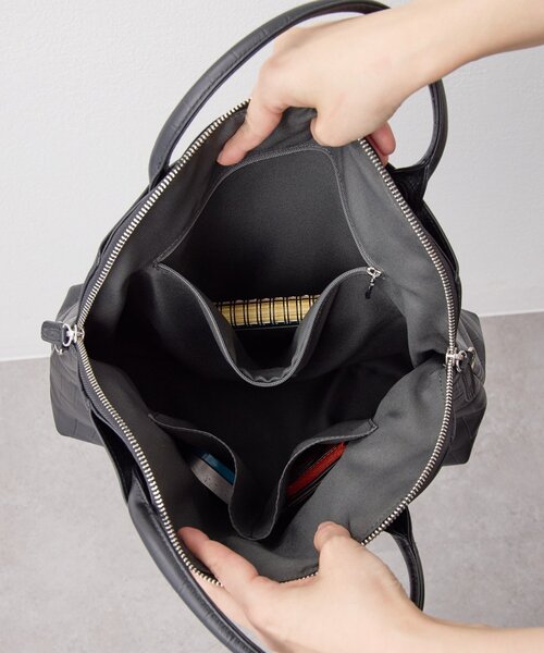 ear PAPILLONNER（イア パピヨネ） ボストンバッグ 「本革/2way/A4