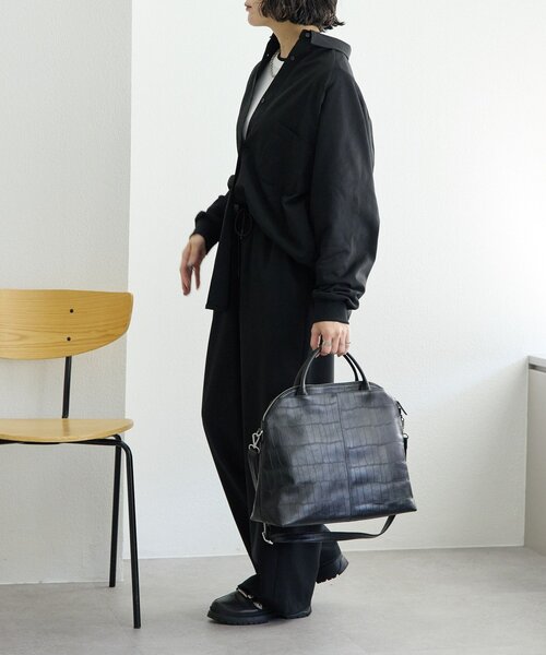 ear PAPILLONNER（イア パピヨネ） ボストンバッグ 「本革/2way/A4