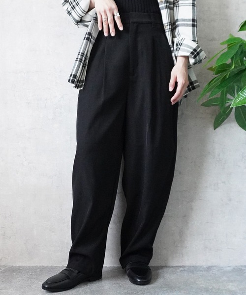 Emma（エマ） パンツ ふんわりなめらか裏微起毛コクーンパンツ