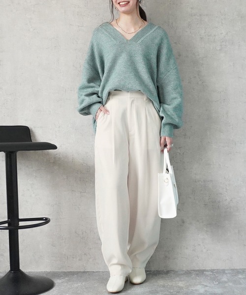 Emma（エマ） パンツ ふんわりなめらか裏微起毛コクーンパンツ