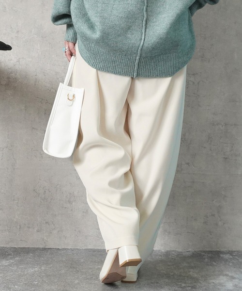 Emma（エマ） パンツ ふんわりなめらか裏微起毛コクーンパンツ