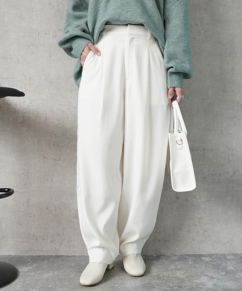 Emma（エマ） パンツ ふんわりなめらか裏微起毛コクーンパンツ