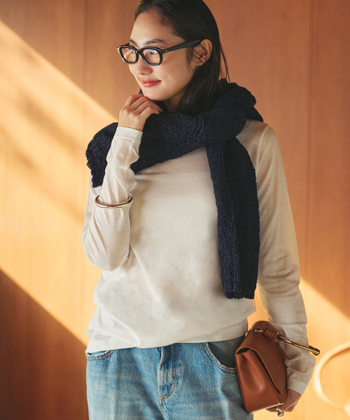 plage（プラージュ） tシャツ loose fit nuance long Tシャツ