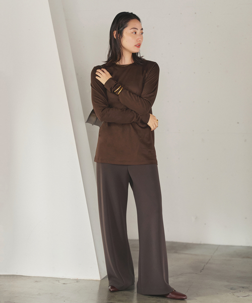 plage（プラージュ） tシャツ loose fit nuance long Tシャツ