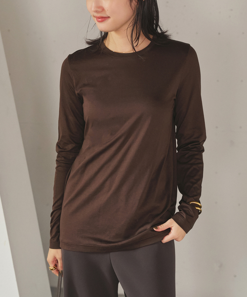 Plage loose fit nuance long Tシャツ plage（プラージュ） tシャツ loose fit nuance long Tシャツ