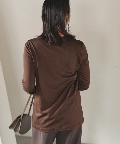 plage（プラージュ） tシャツ loose fit nuance long Tシャツ