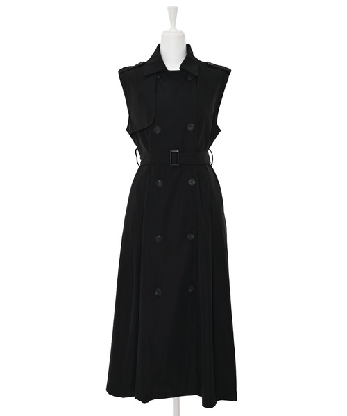 「Narcissus」 トレンチコート FREE ブラック レディース_画像7