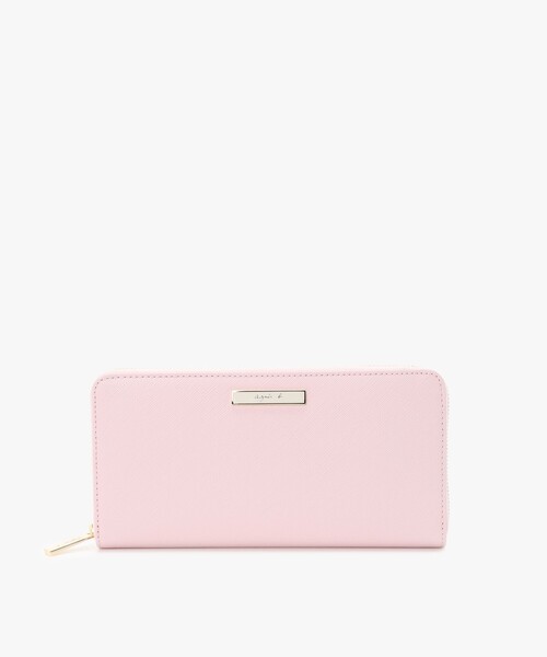 agnes b.（アニエスベー） ミニ 長財布 財布 レザー ラウンドジップ