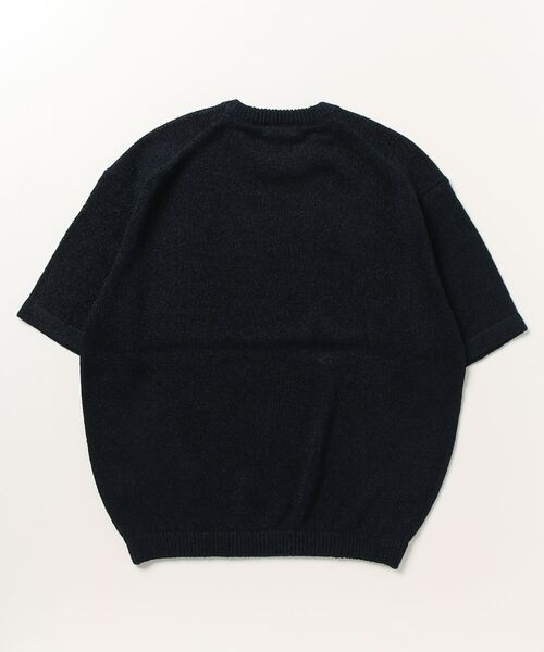 「BEAUTY\u0026YOUTH UNITED ARROWS」 半袖ニット L ネイビー メンズの画像