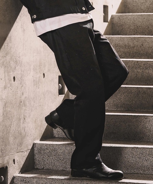 ジーンズ mp14446-BLACK DENIM 5POCKET PANTS ブラックデニムパンツ(26SSPT003) メンズ