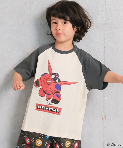 Disney（ディズニー） tシャツ 「ベイマックス」別注ラグラン半袖Tee