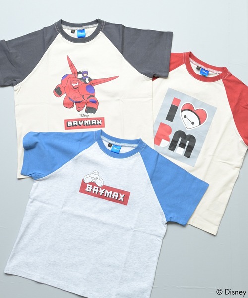 Disney（ディズニー） tシャツ 「ベイマックス」別注ラグラン半袖Tee