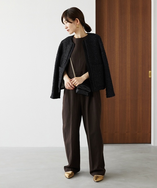 「VERMEIL par iena」 オーバーオール 38 ネイビー レディース_画像5