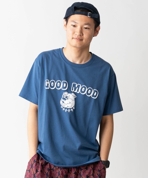 「gym master」 半袖Tシャツ MEDIUM ブルー メンズ_画像4