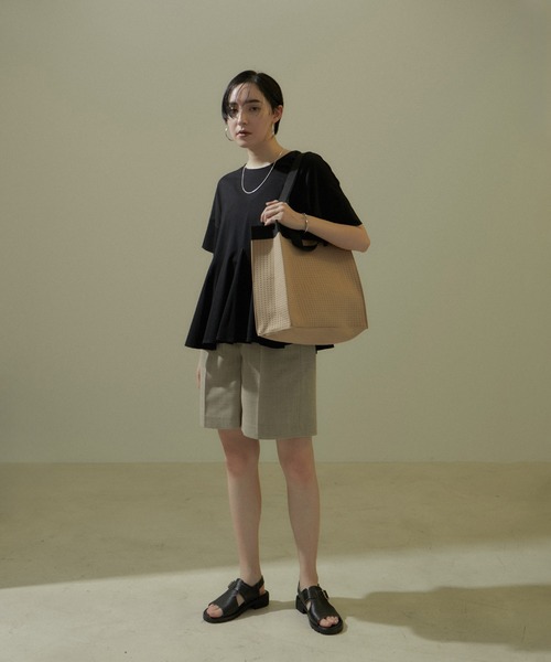 「SALON adam et rope'」 2WAYバッグ FREE ベージュ レディース_画像5