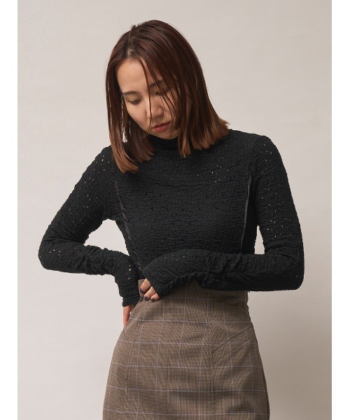 「FRAY I.D」 長袖カットソー ONE SIZE ベージュ レディース_画像3